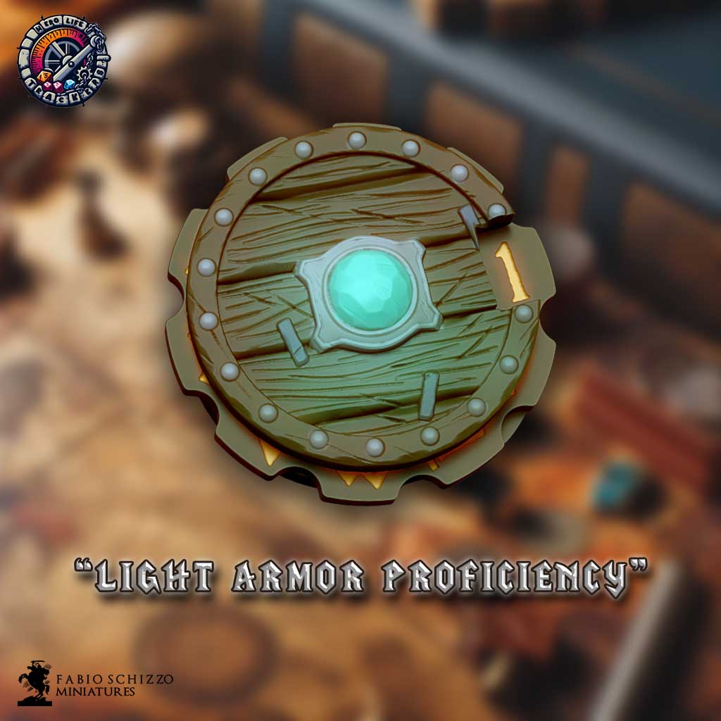 Buckler life counter "Light armor proficiency"